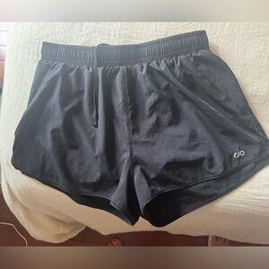 ALO Yoga Women's Athletic Black Shorts